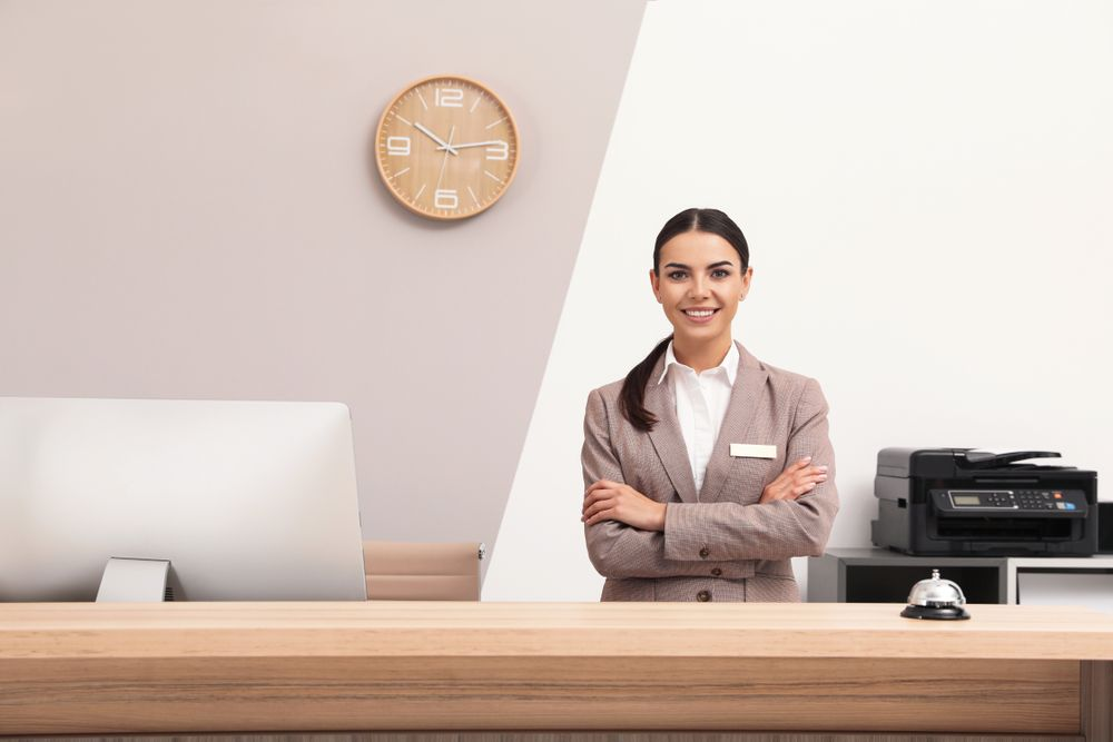 receptionist jobs near me